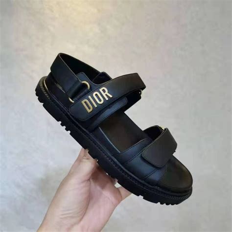 dior strappy sandals|dior black leather strap sandals.